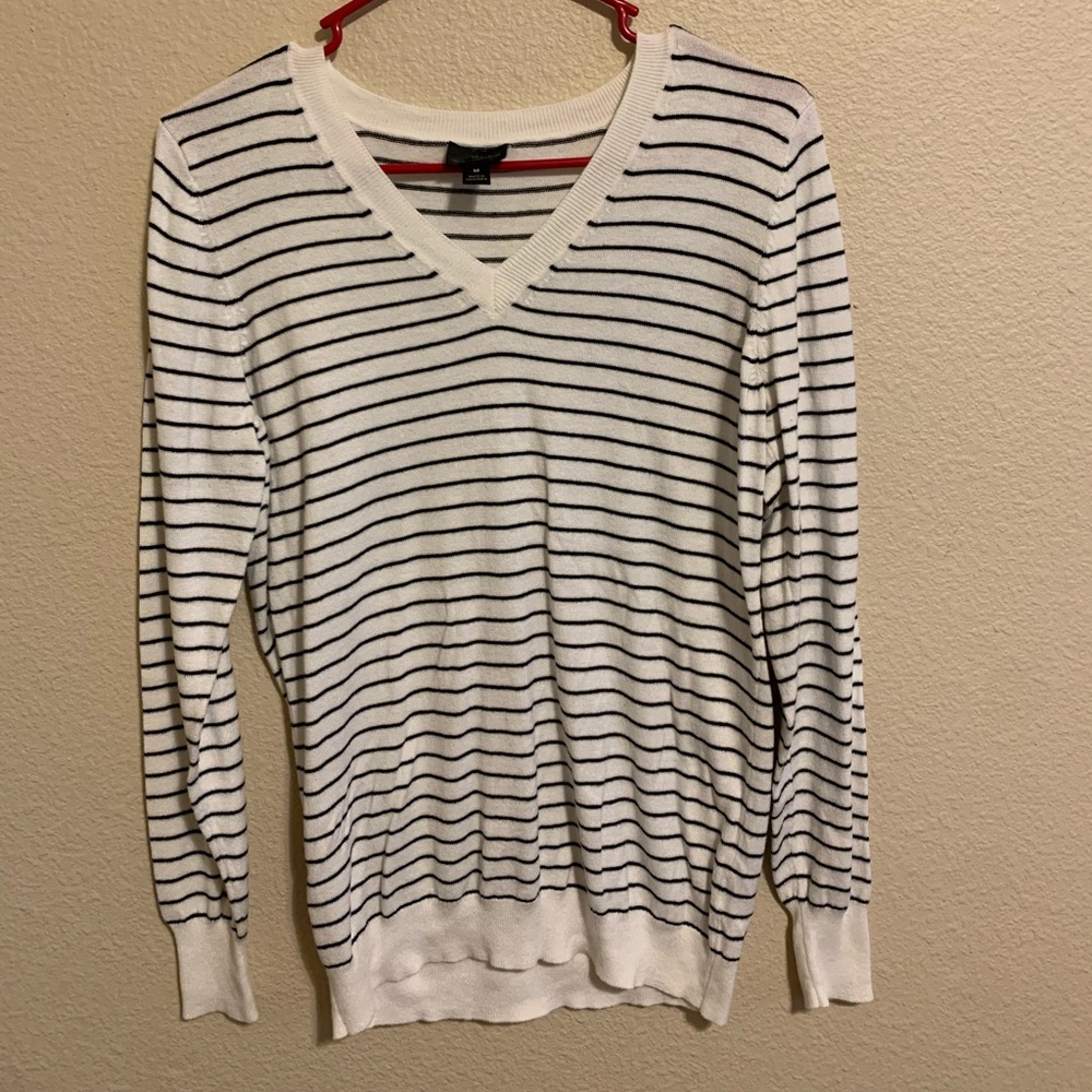B&W striped shirt